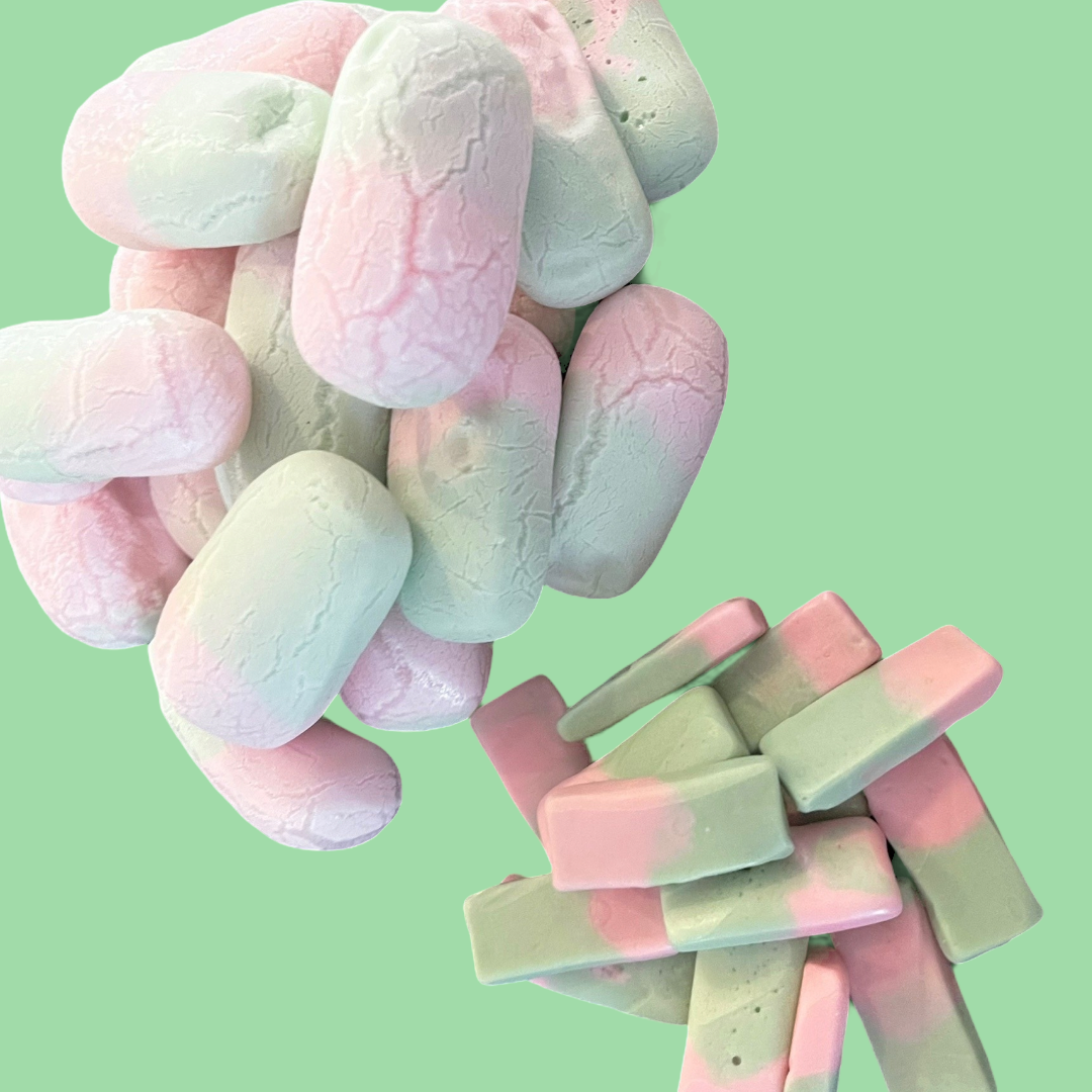 Freeze Dried Sour Cherry & Apple Flavour Gummies (made with Drumstick Squashies)