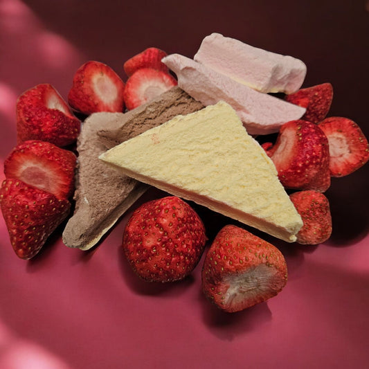Freeze Dried Neapolitan Ice Cream with British Strawberries 30g